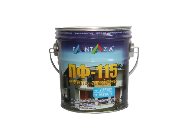 Fantazia емаль ПФ-115 світло-сіра 25 кг